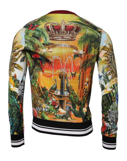 Multicolor Jungle DG King Pullover Sweater