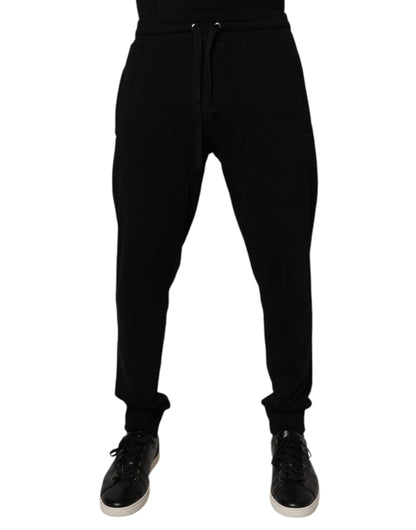 Black Cotton Jogger Jogging Pants