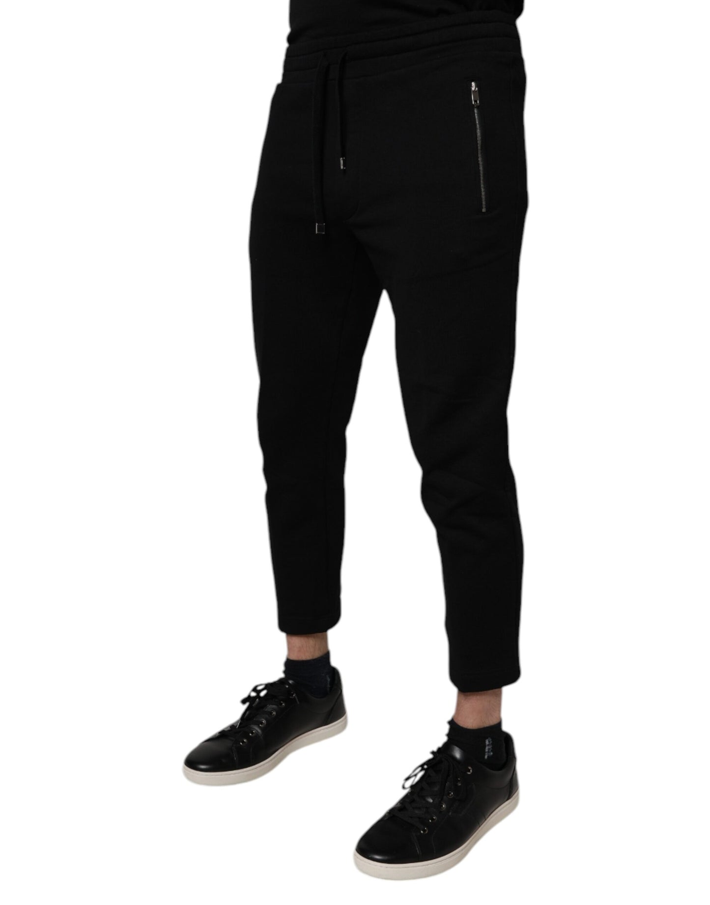 Black Cotton Jogger Jogging Pants