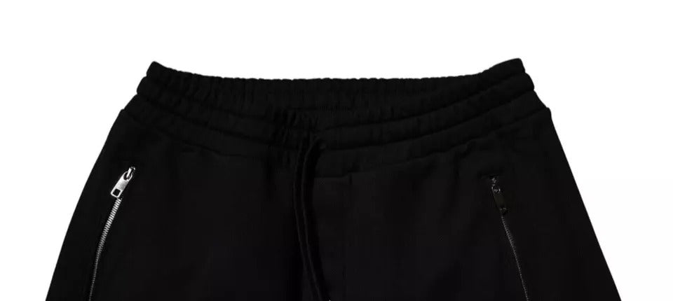 Black Cotton Jogger Jogging Pants