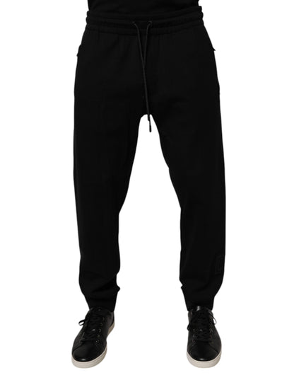 Black Cotton Jogger Jogging Pants