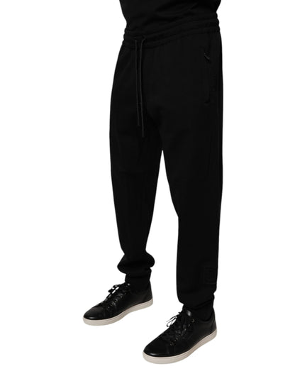 Black Cotton Jogger Jogging Pants