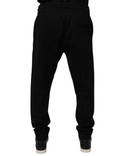 Black Cotton Jogger Jogging Pants