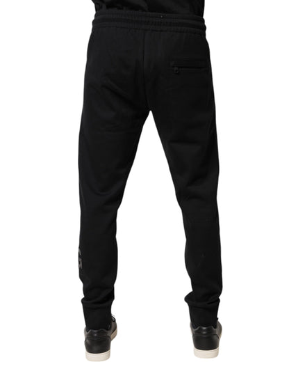 Black Cotton Jogger Jogging Pants