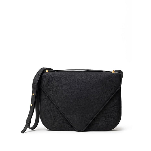 Black Leather Shoulder Bag