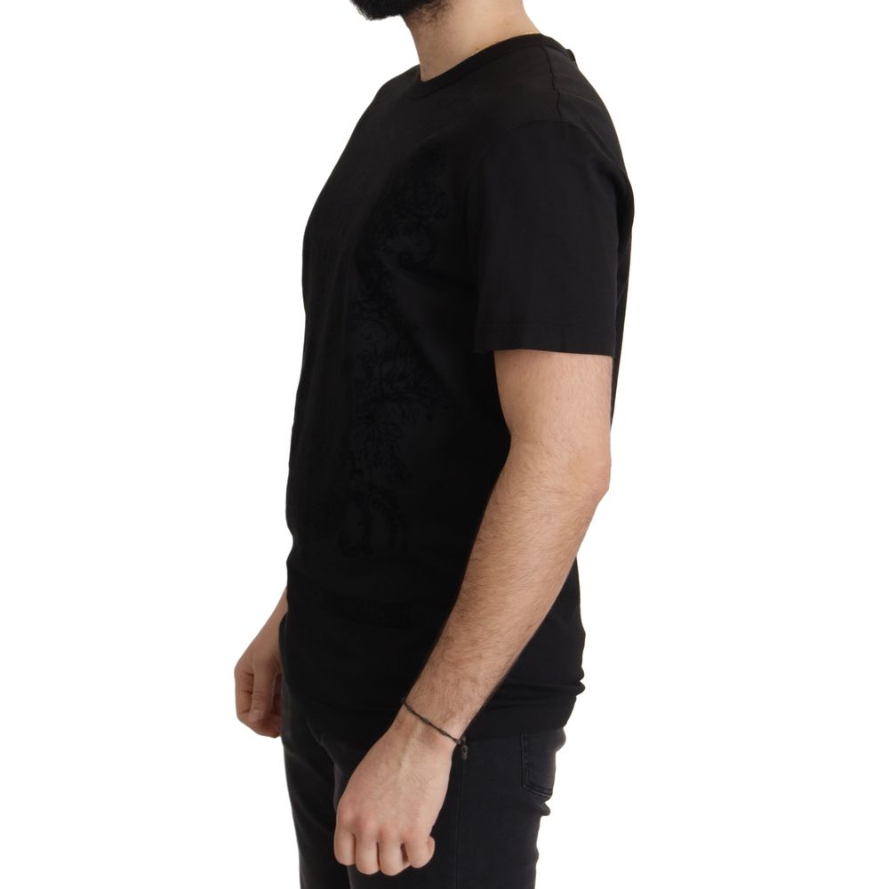 Black Cotton T-Shirt