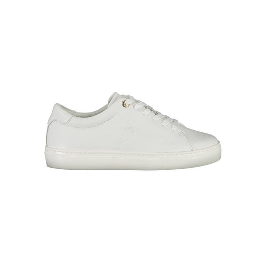 White Leather Women Sneaker