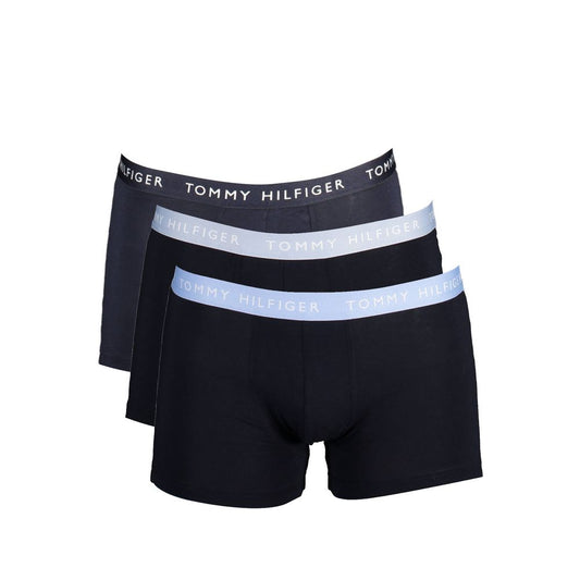 Black Cotton Men Trunk