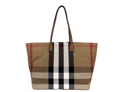 Medium London Check Tote Bag Purse Checkered