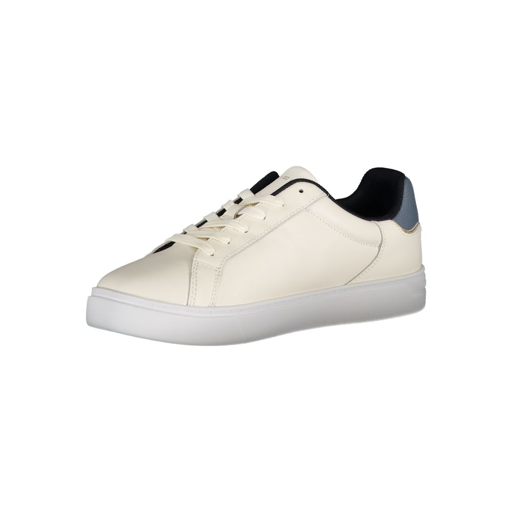 Beige Leather Women Sneaker