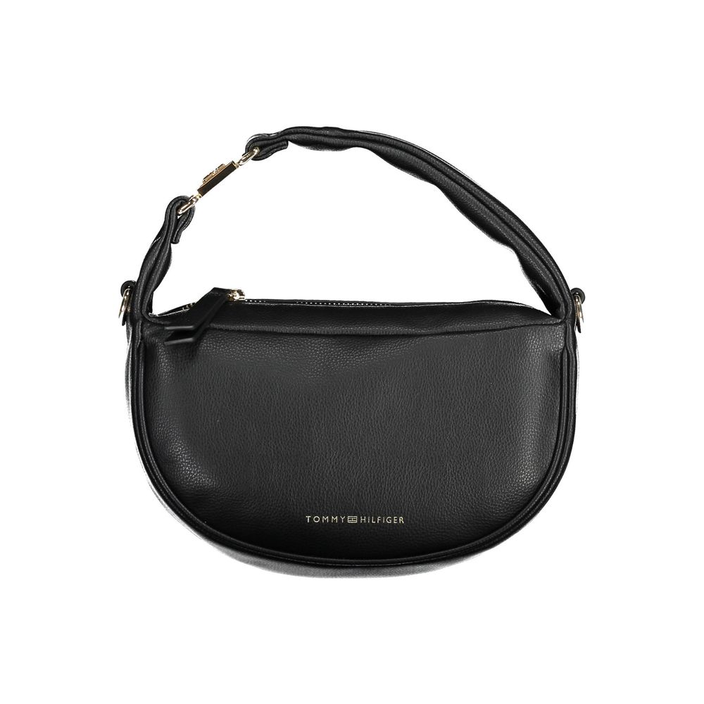 Black Polyester Handbag