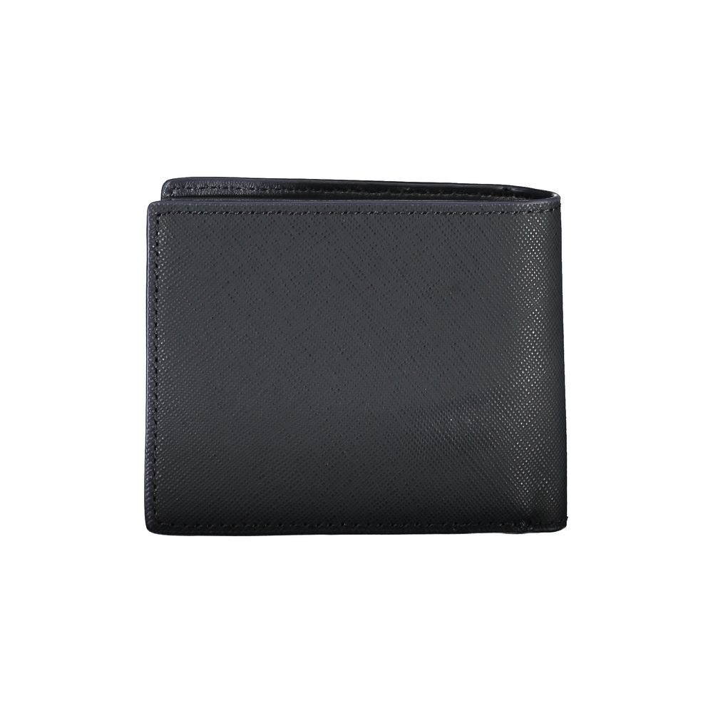 Blue Leather Men Wallet