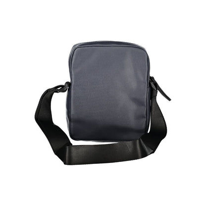 Blue Polyethylene Men Shoulder Bag