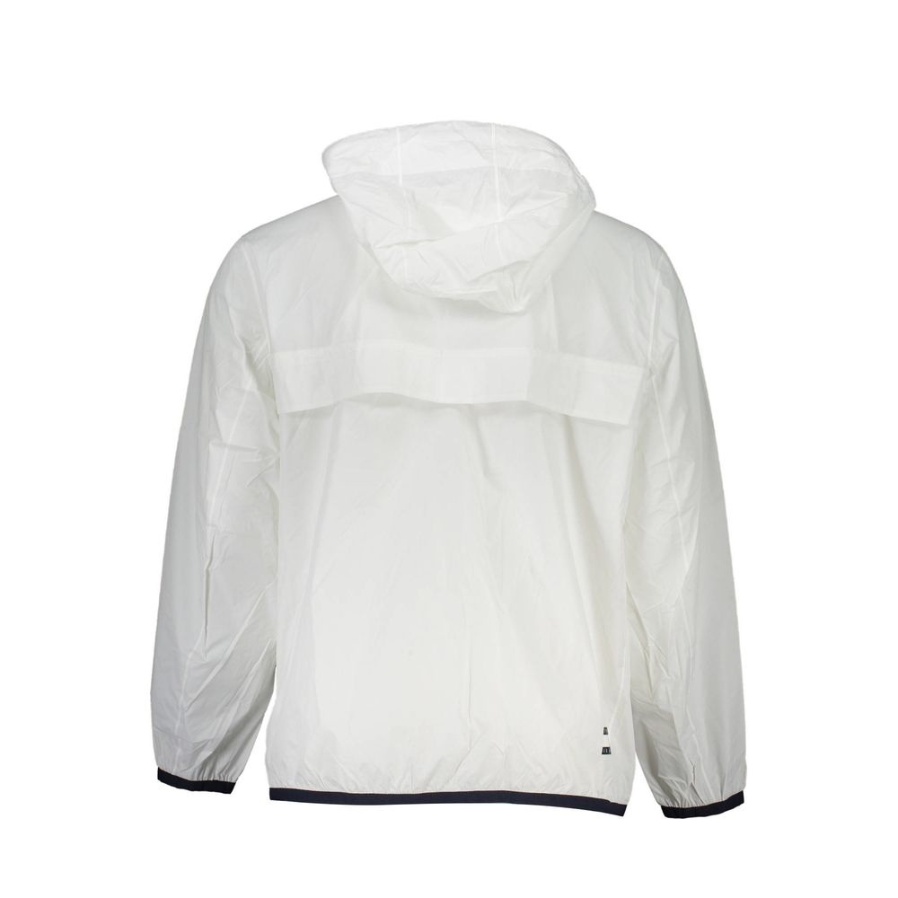 White Polyamide Men Jacket