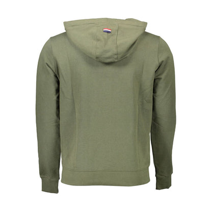 Green Cotton Men Sweater