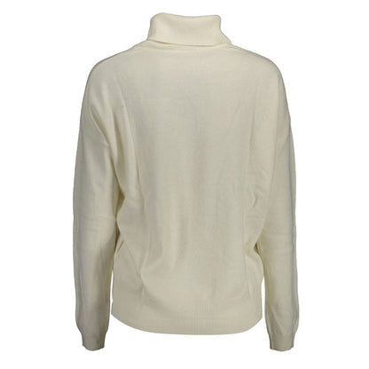 White Wool Women Sweater