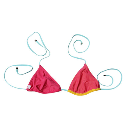 Multicolor Halter Beachwear Bikini Top Swimwear