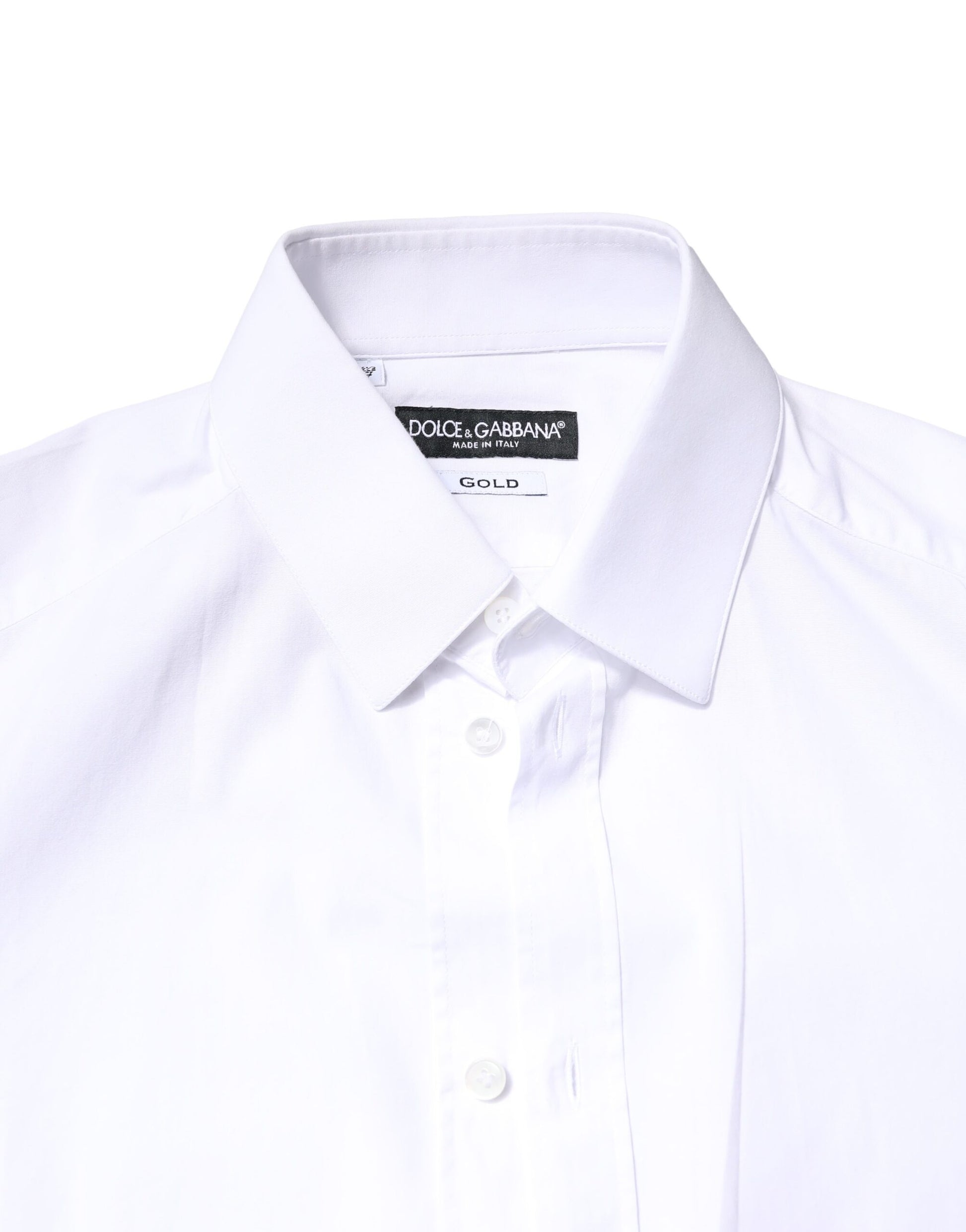 White GOLD Cotton Long Sleeves Dress Shirt