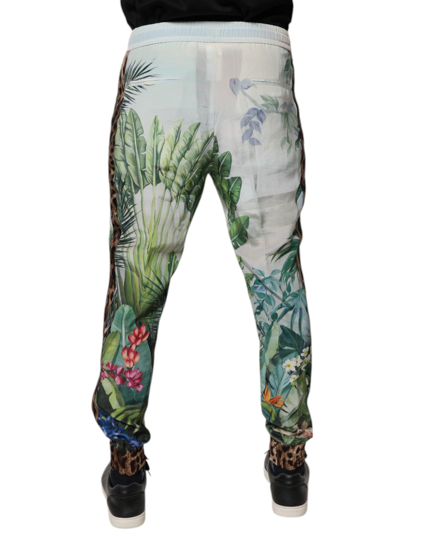 Multicolor Tropical Jogger Sweatpants Pants