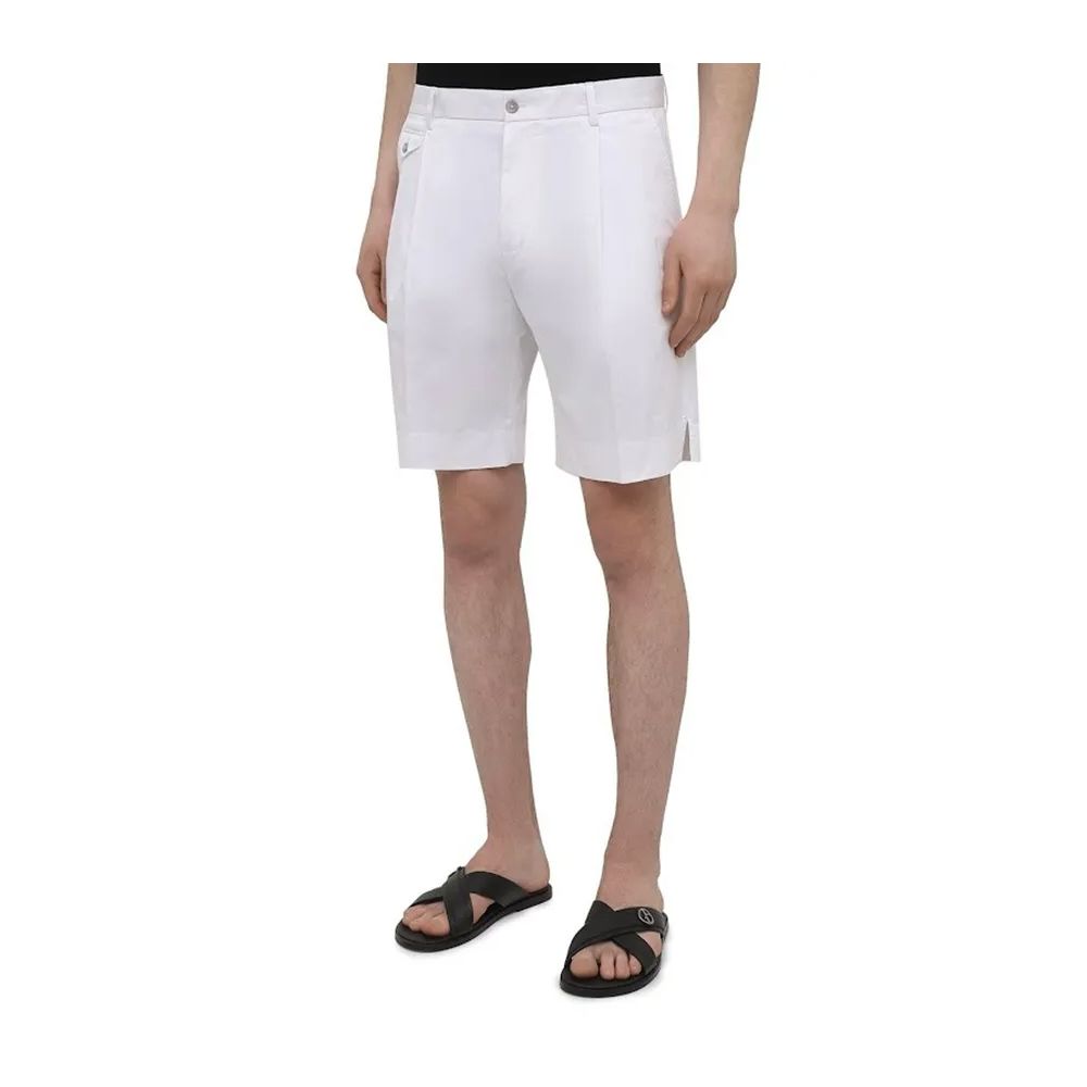 White Cotton Short
