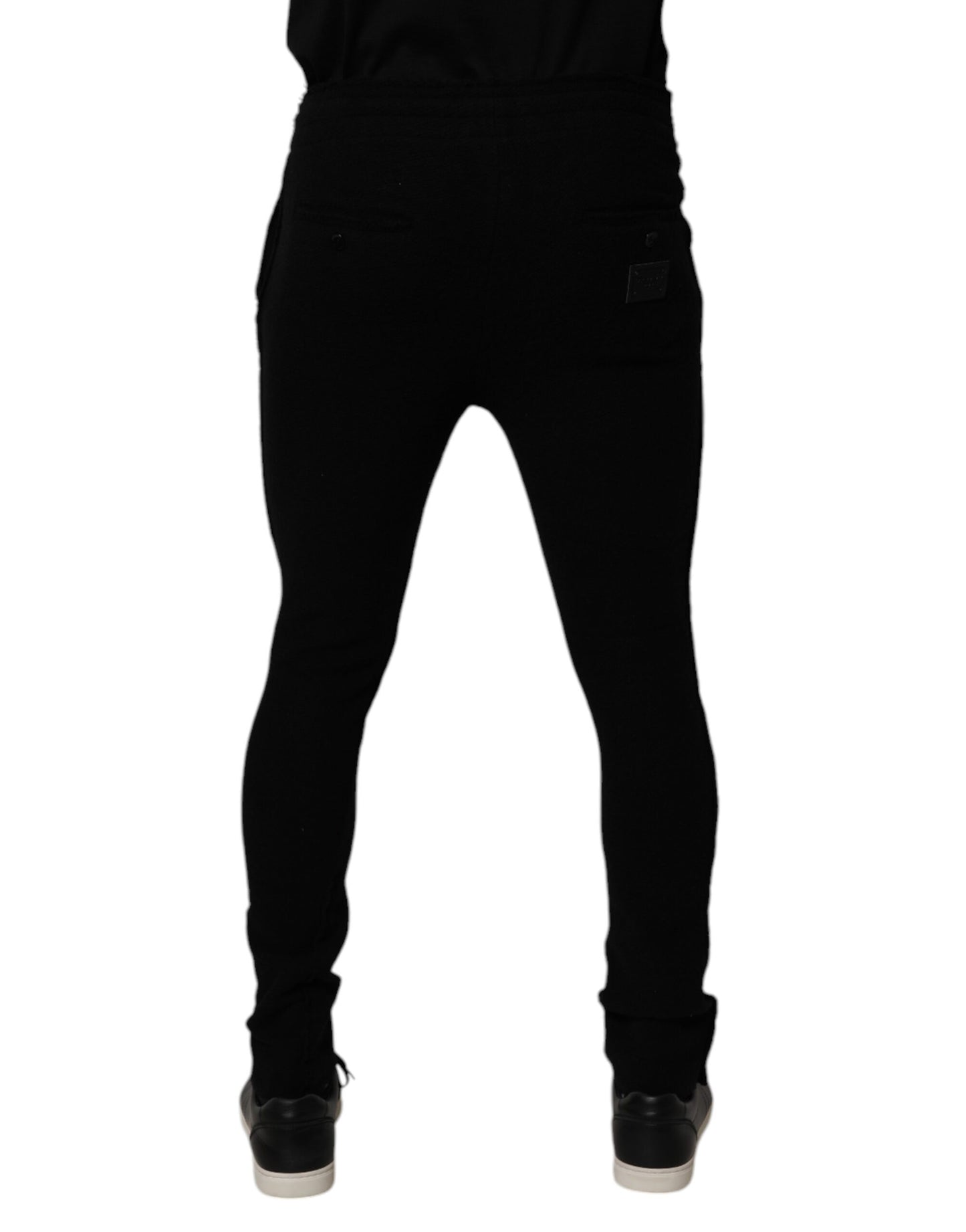 Black Cashmere Jogger Men Sweatpants Pants