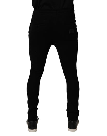 Black Cashmere Jogger Men Sweatpants Pants