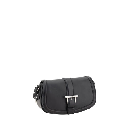 Black Calf Leather Bos Taurus Shoulder Bag