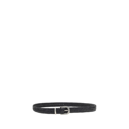 Braided stretch leather Belt
