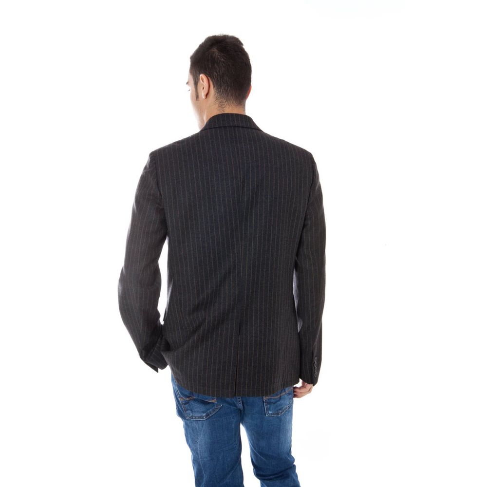 Gray Wool Mens Jacket