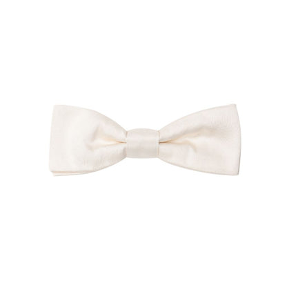 White Silk Bowty