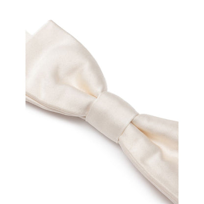 White Silk Bowty
