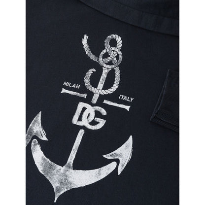 Blue Cotton Sweatshirt