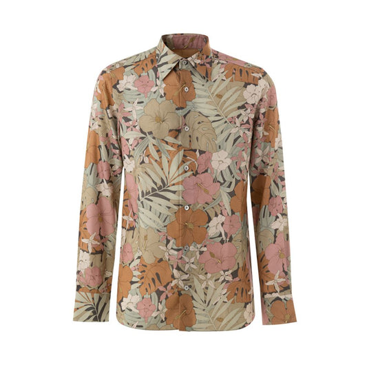 Multicolor Lyocell Pattern Shirt