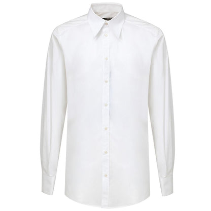 White Cotton Dress Shirt