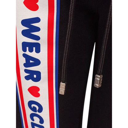 Black Cotton Jeans & Pant