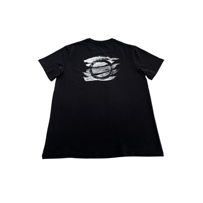 Black Cotton Men T-Shirt