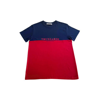 Red Cotton Men T-Shirt