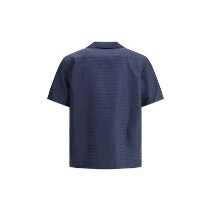 Bowling Shirt with shiny ZigZag pattern