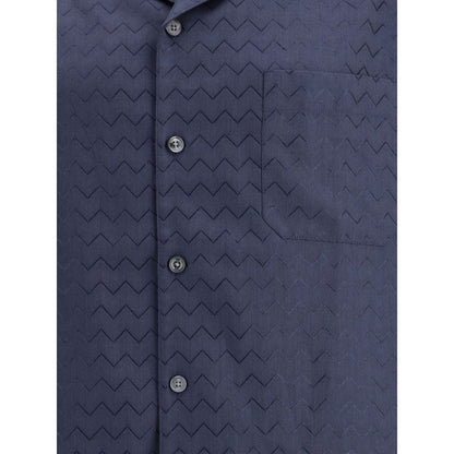 Bowling Shirt with shiny ZigZag pattern
