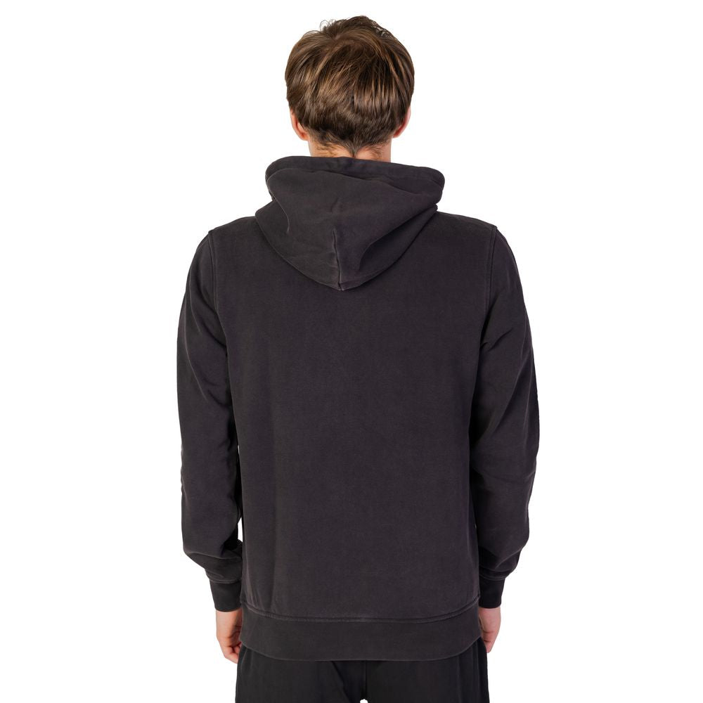 Black Cotton Hoodie