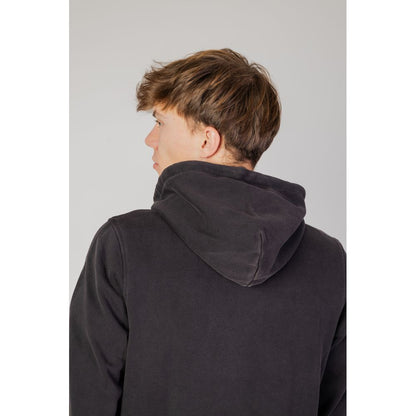 Black Cotton Hoodie