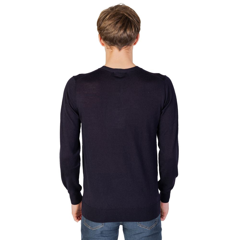 Blue Cotton Sweatshirt