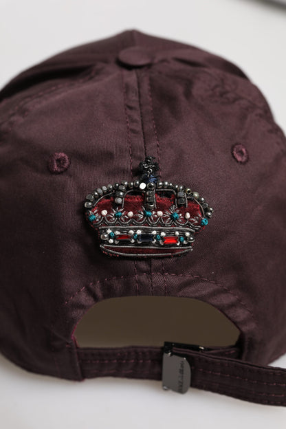 Brown Cotton DG Crown 6 Panels Baseball Cap