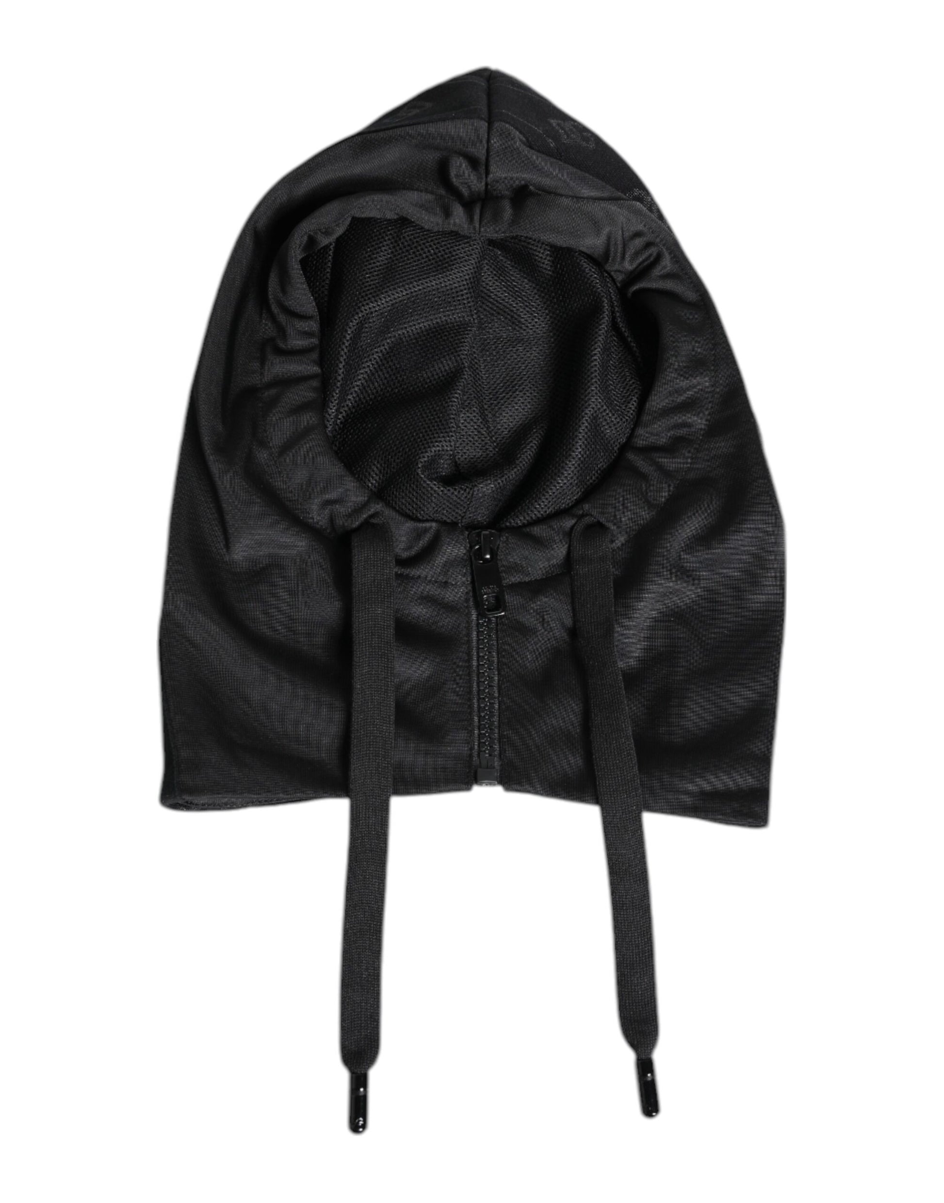 Black Polyester Whole Head Wrap Hat
