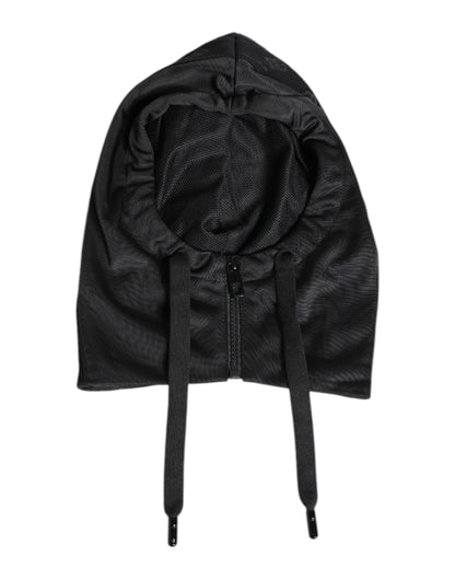 Black Polyester Whole Head Wrap Hat