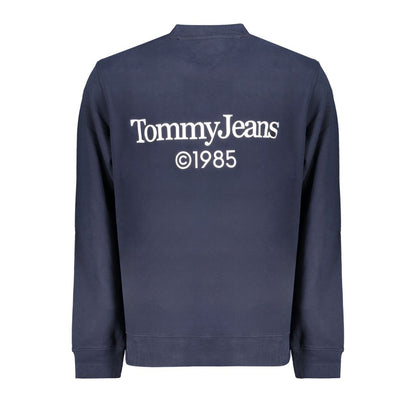 Blue Cotton Men Sweater