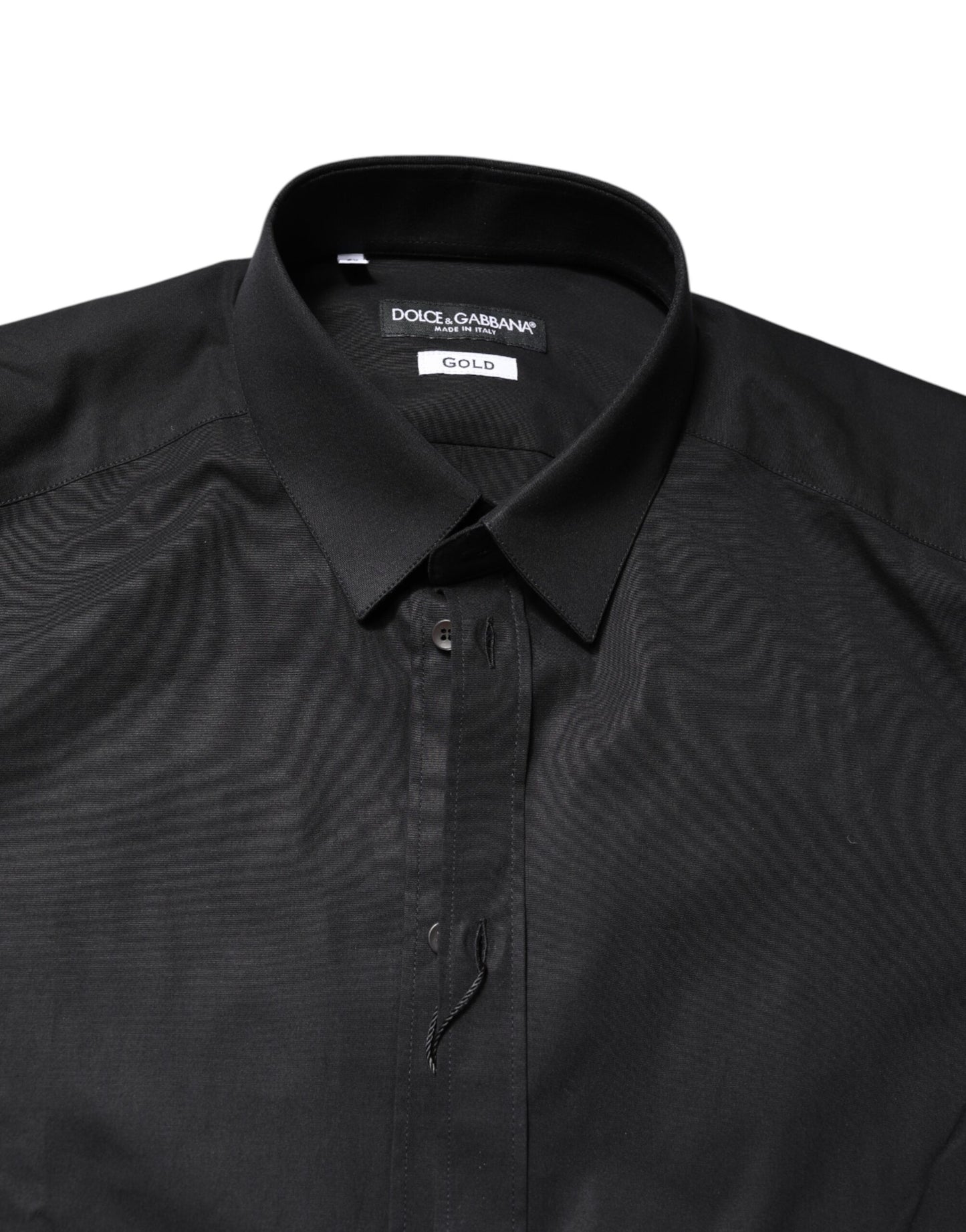 Black GOLD Cotton Long Sleeves Dress Shirt