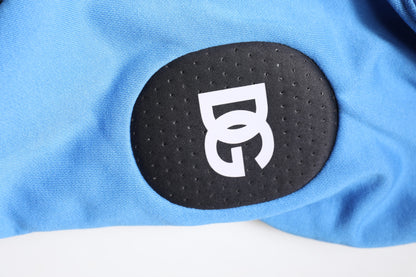 Blue Cotton Hooded Men Sportswear Vest Sweater