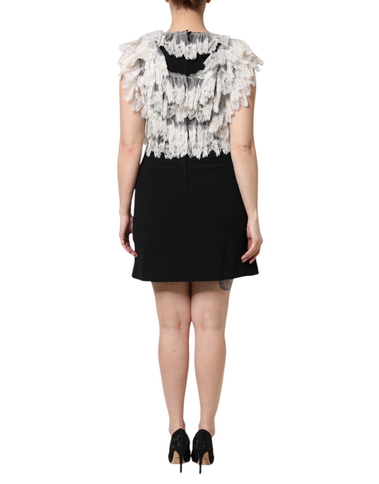 Black Fashion Devotion Embellish Mini Dress