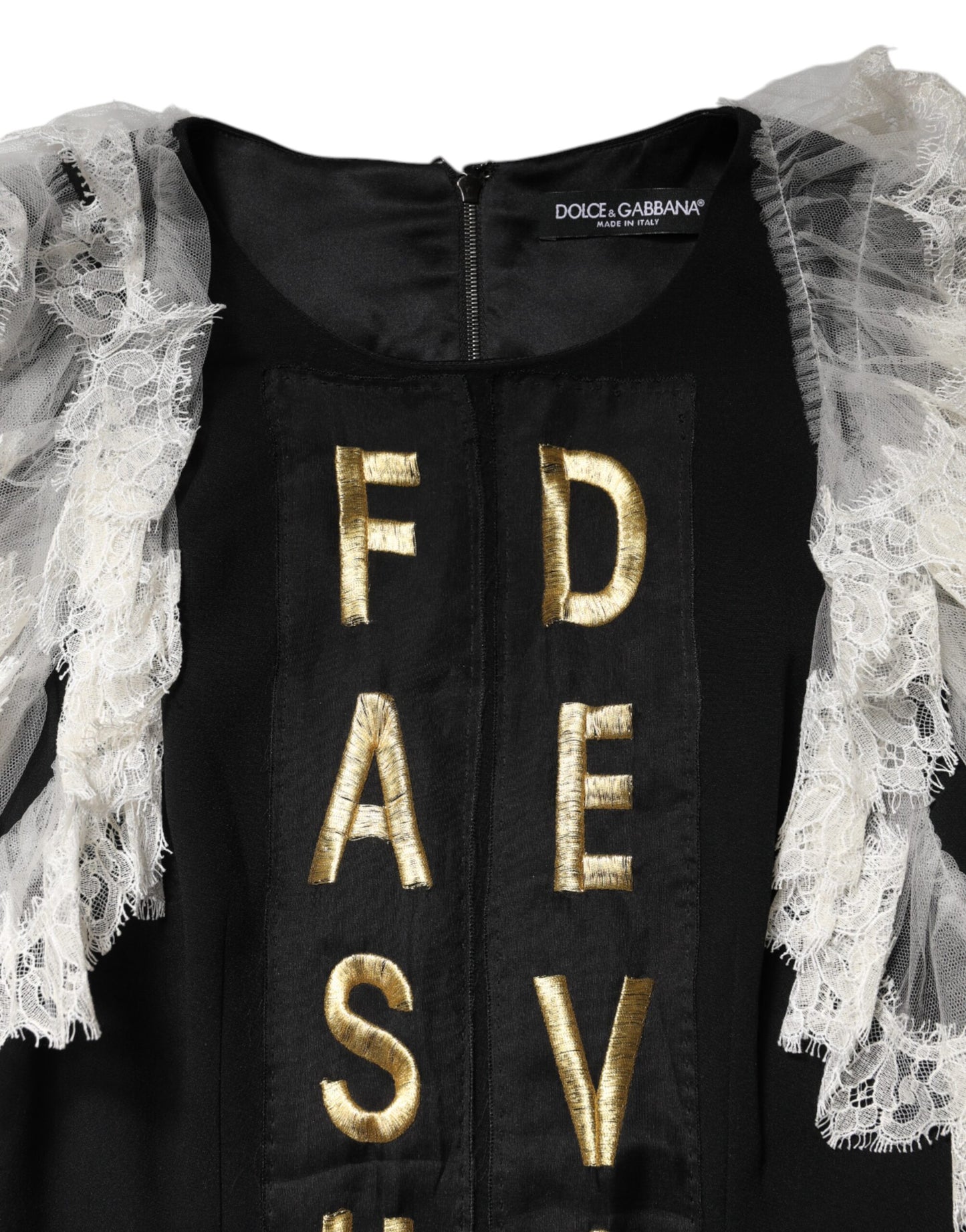 Black Fashion Devotion Embellish Mini Dress